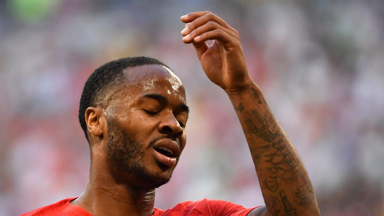 Raheem Sterling missed two golden opportunities to score against Sweden.