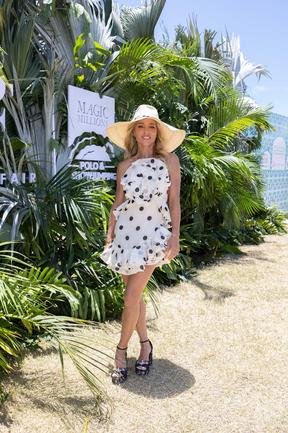 Elsa Pataky at the Magic Millions Showjumping and Polo. Picture by Luke Marsden.