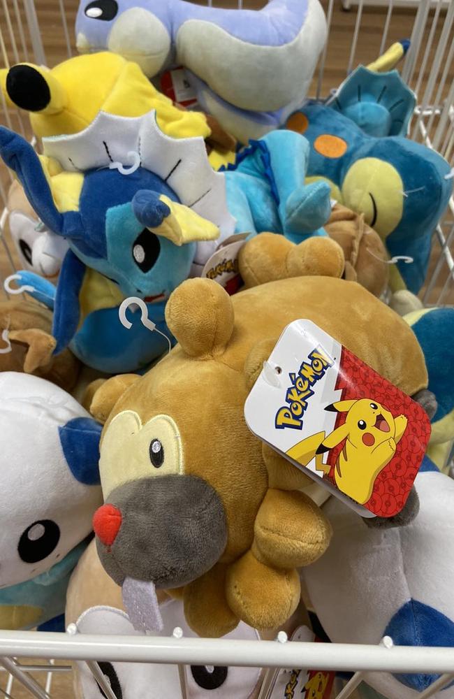 Pokemon plushies and toys at DeckADice game shop on Victoria St, Mackay. Photo: Contributed