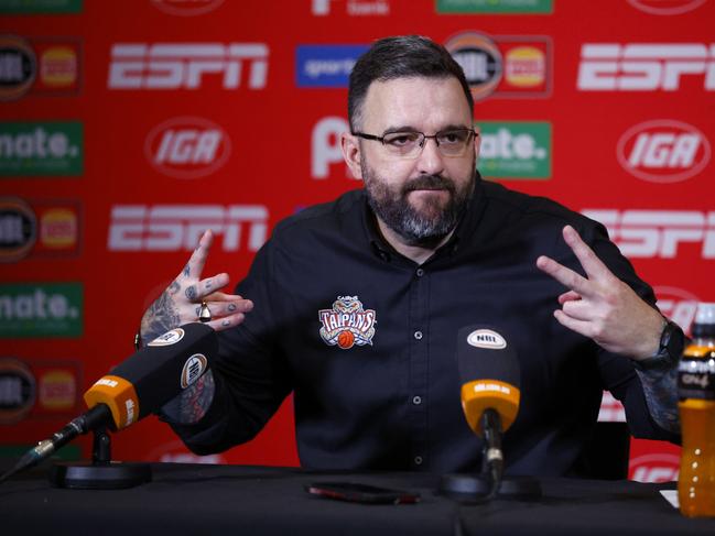 Adam Forde brought up 100 games as Taipans coach, and 150 as a NBL coach, this season. Picture: Getty Images