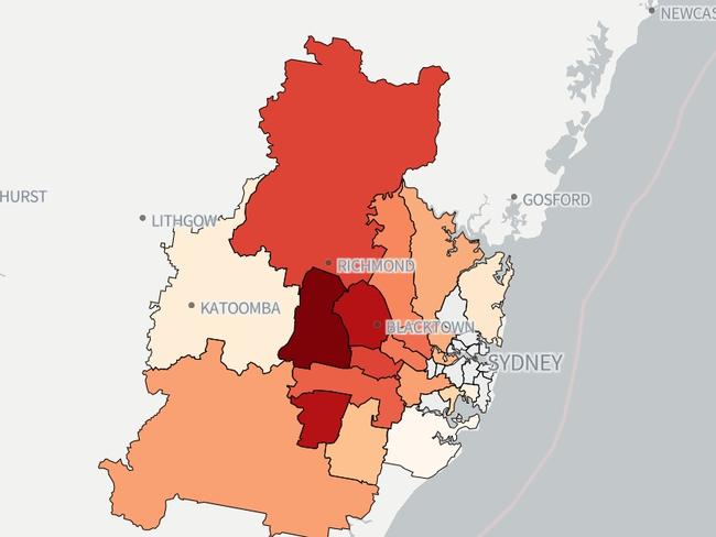 The Aussie suburbs becoming heat sinks