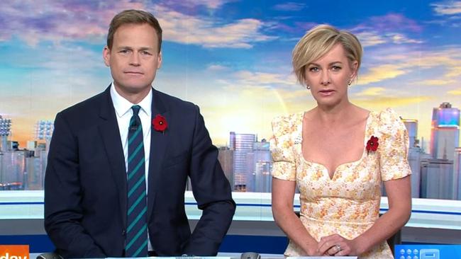 Today's Tom Steinfort and Deb Knight address Georgie Gardner's absence from the desk.