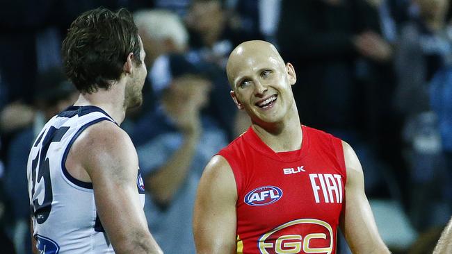 Could Gary Ablett join Patrick Dangerfield at Geelong? Picture: Colleen Petch