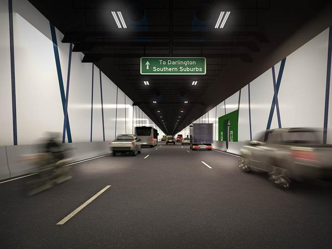 North-South Corridor. Artist impression of River Torrens to Darlington upgrade. Tunnels . Picture: Supplied