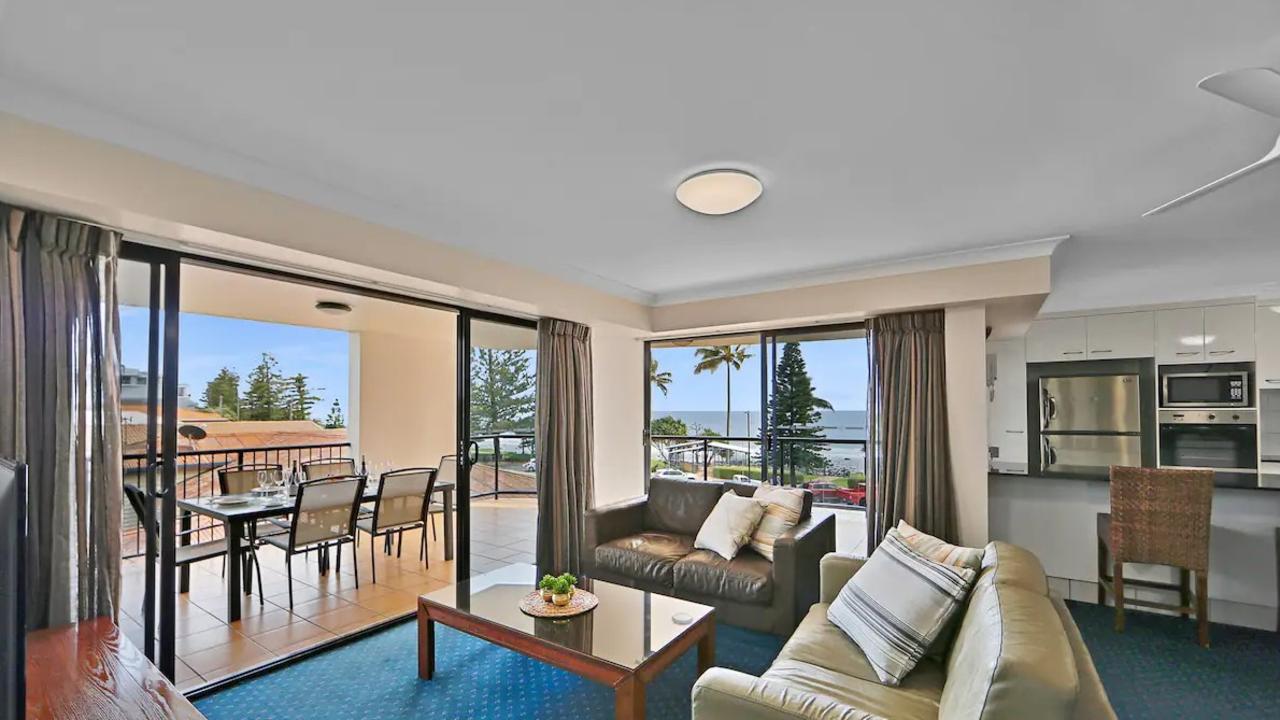 This unit has a large balcony with superb ocean views.