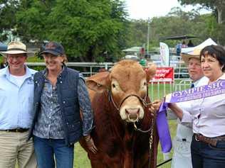 WINNING FEELING: Sarah and Nick Hughes had plenty to smile about at Gympie Show last year. And they are still grinning. Picture: arthur