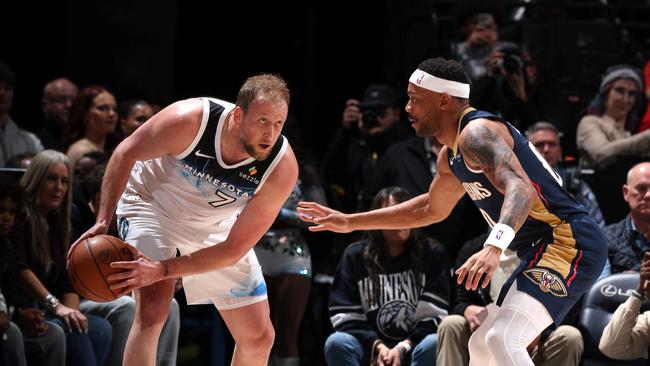 Joe Ingles of the Minnesota Timberwolves. Photo by David Sherman/NBAE via Getty Images.