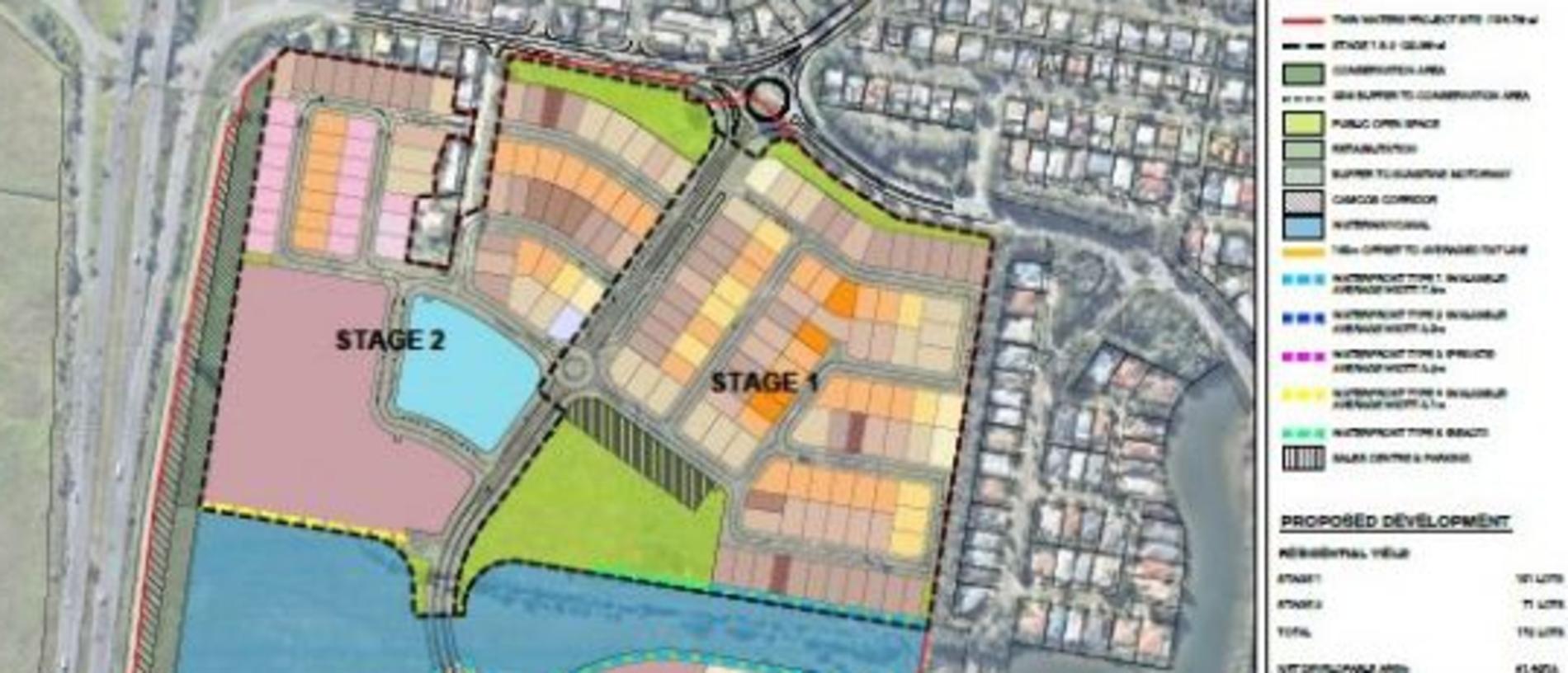 PLANS: Designs for the Twin Waters West development.