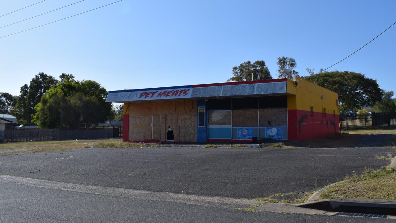 The boarded-up Dempsey Street building taken in September 2023.