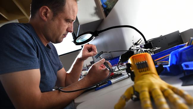 Melbourne-based engineer Mat Bowtell has been honoured by the Queen. Picture: Tony Gough