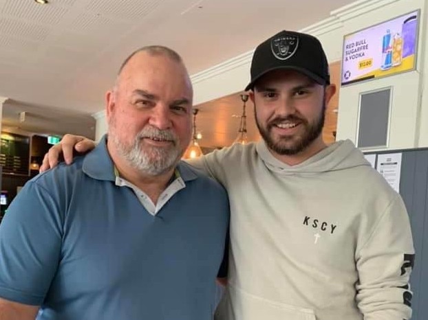 Former Labor NSW Election candidate Jeff Sundstrom (left) was seated in the rear of the court when his son Cameron Craig Sundstrom, 25, (right) applied for bail. There is no suggestion Jeff Sundstrom has done anything wrong. Picture: Facebook