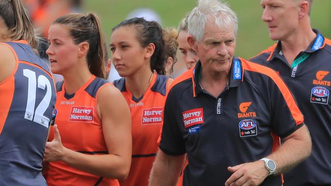 Giants head coach Alan McConnell says the uncertainty of the COVID situation and border closures as made preparations for the 2021 season tough. Picture: AAP