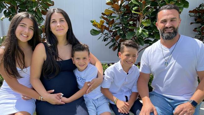 Danny and Leila Abdallah with their kids Liana, Michael and Alex.