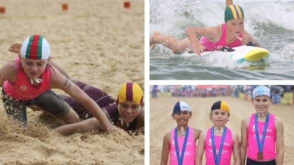 The opening stages of the NSW surf life saving titles were impacted by weather and sickness but there was still plenty of happy winners in the younger age group.