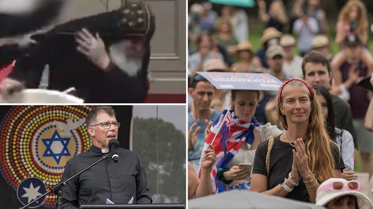 Never Again is Now co-founder Reverend Mark Leach has warned of more religiously motivated attacks like that in Sydney against a priest ahead of a Brisbane rally against hate.