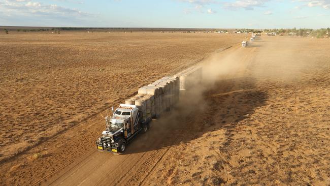 Burrumbuttock Hay Runners was founded in 2014 to help drought-affected farmers in NSW and Queensland. Picture: Lyndon Mechielsen