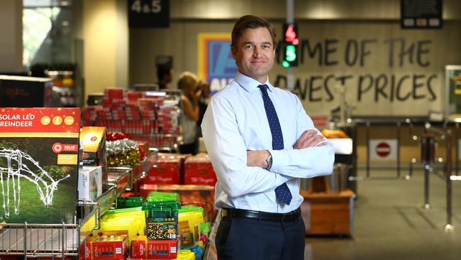 Mr Daunt joined Aldi in 1998 at the age of 25 and spent more than five years in the UK. Picture: Britta Campion