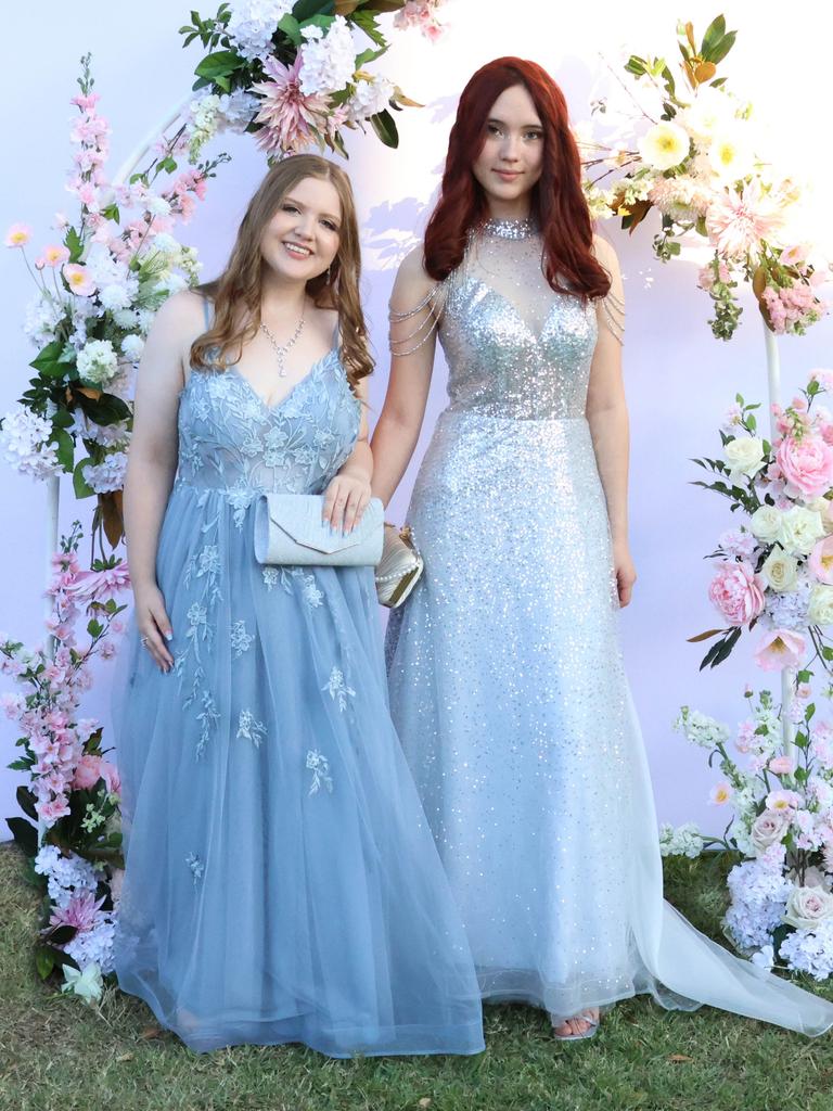 Ava and Meilin at the 2024 St Ursula's College formal.