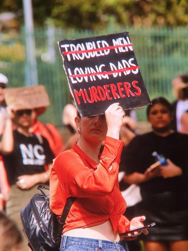 Thousands across the country have called for an end to gender-based violence in Australia. Picture: Sam Ruttyn