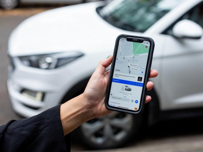 Police are urging patrons to only accept rides they had booked through apps.