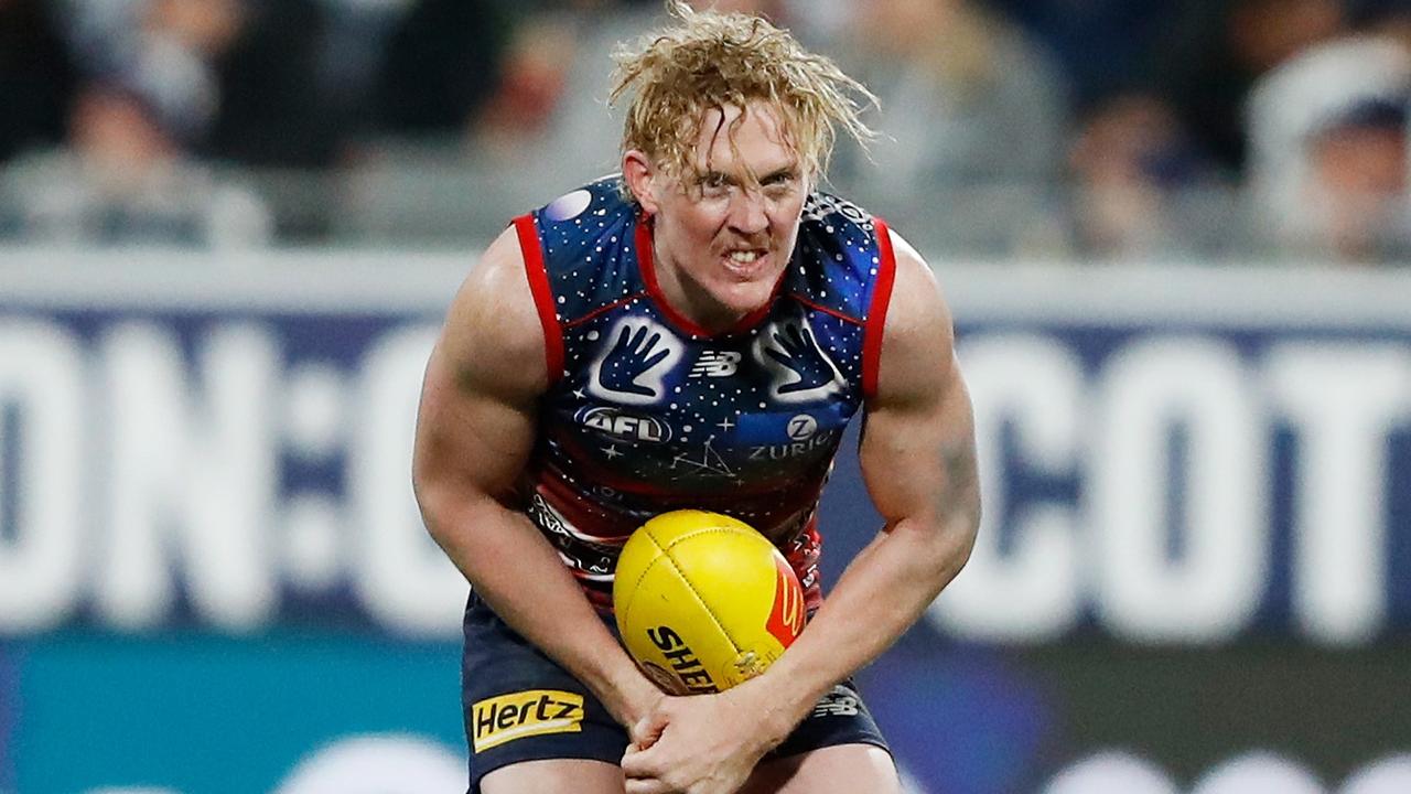 Clayton Oliver returns from an injured thumb. Picture: Dylan Burns/AFL Photos via Getty Images