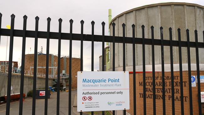 Macquarie Point redevelopment. Macquarie Point Wastewater Treatment Plant