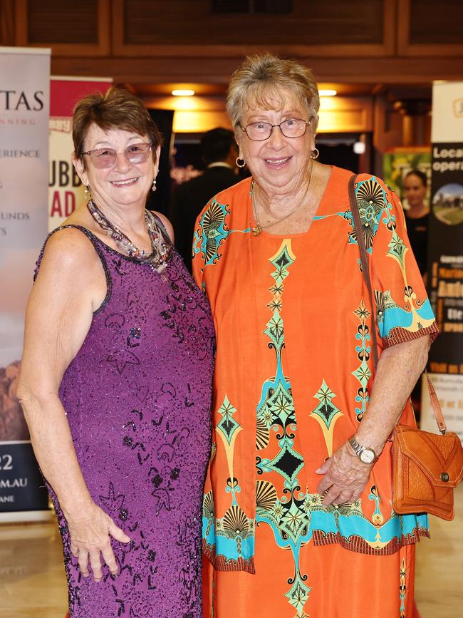 Pat Waters and Demrais Wickham attend the Cairns RSL sub branch annual Thank You For Your Service gala dinner, held at the Pullman International hotel. Picture: Brendan Radke
