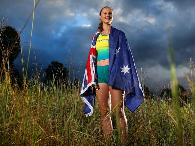 Australian sprinter Riley Day at home in Beaudesert. Picture: Adam Head