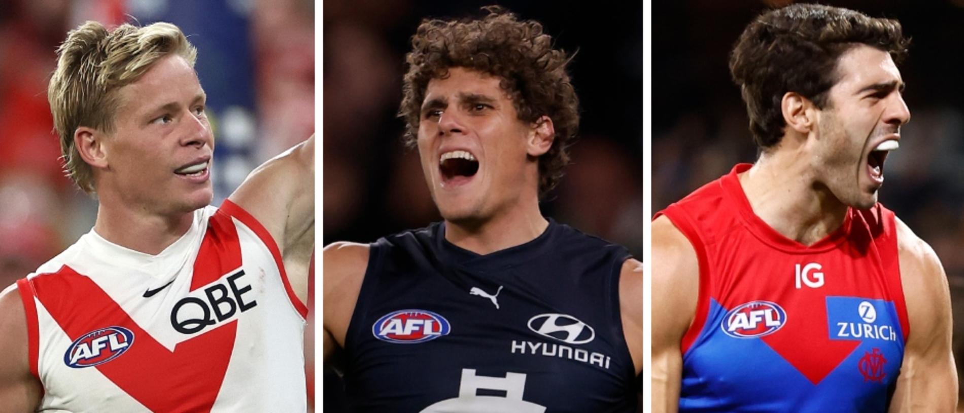 Foxfooty.com.au has identified the seven key contenders in this year’s race – plus an emerging wildcard – and named their reason for hope, question mark and previewed their upcoming fixture.