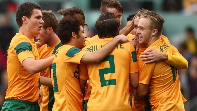 The Young Socceroos in 2013.