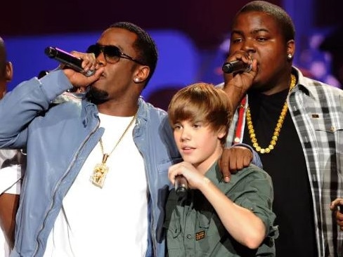 Diddy with a young Justin Bieber. Picture: Getty Images