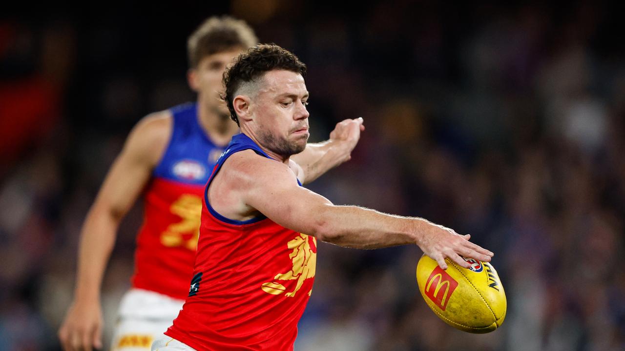 Lions star Lachie Neale is set to receive some extra attention on Friday night. Picture: Dylan Burns/AFL Photos via Getty Images
