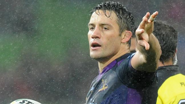 Cooper Cronk announced he was quitting the Storm.