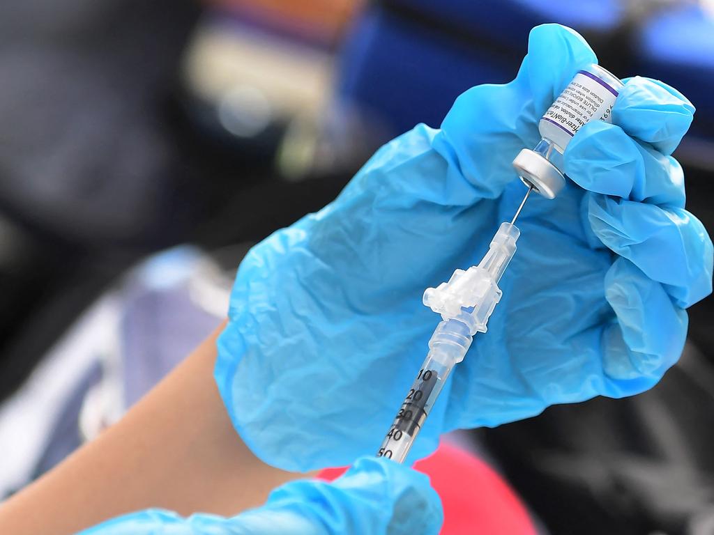 Authorities have denied any link between vaccines and excess deaths. Picture: Frederic J. Brown/AFP