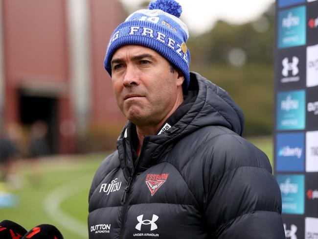 Brad Scott has been backed to continue the road back to the top at Essendon. Picture: Getty Images