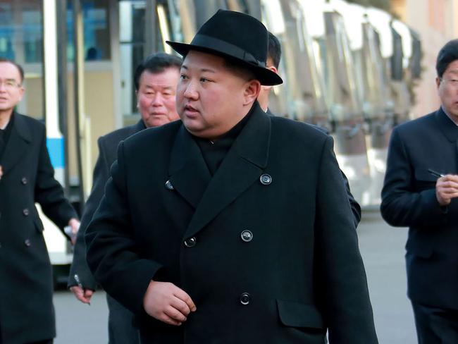 Kim Jong-un is perhaps Trump’s most critical adversary, however the US leader has still not appointed an ambassador to South Korea to negotiate the issue. Picture: AFP/KCNA VIA KNS