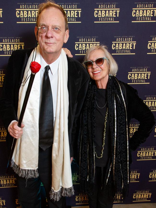 Peter Goers and Samela Harris. Picture: Kelly Carpenter