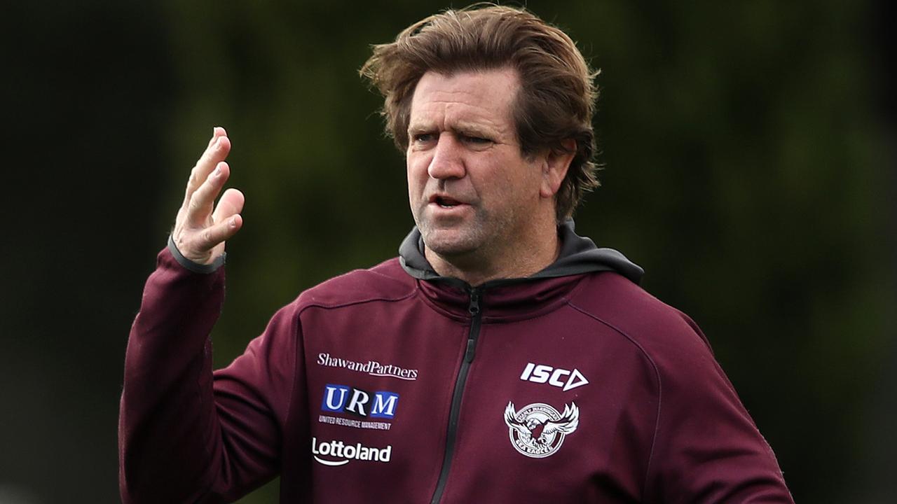 Manly coach Des Hasler is set to sign a replacement for Manase Fainu. Picture. Phil Hillyard