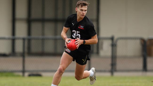 Preston has bolted into draft contention. Picture: Michael Willson/AFL Photos via Getty Images