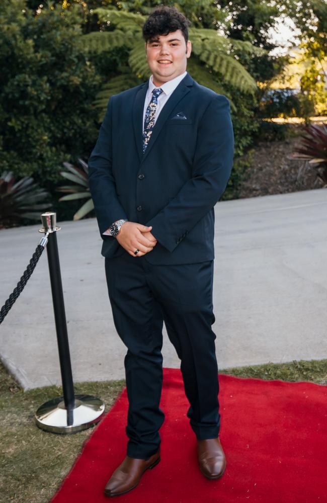 Bailey at the Glasshouse Christian College formal. Picture: Jordan Bull of JBull Photography