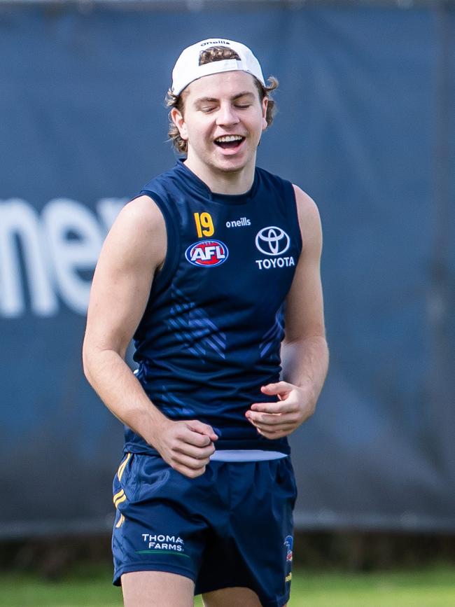 Zac Taylor stepped up in his third game for the Crows. Picture: Tom Huntley