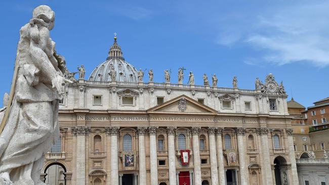 St Peter's basilica at the Vatican. Picture: AFP