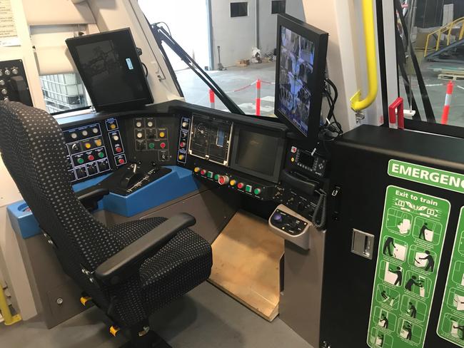 Intercity fleet - view inside the driver’s cabin.