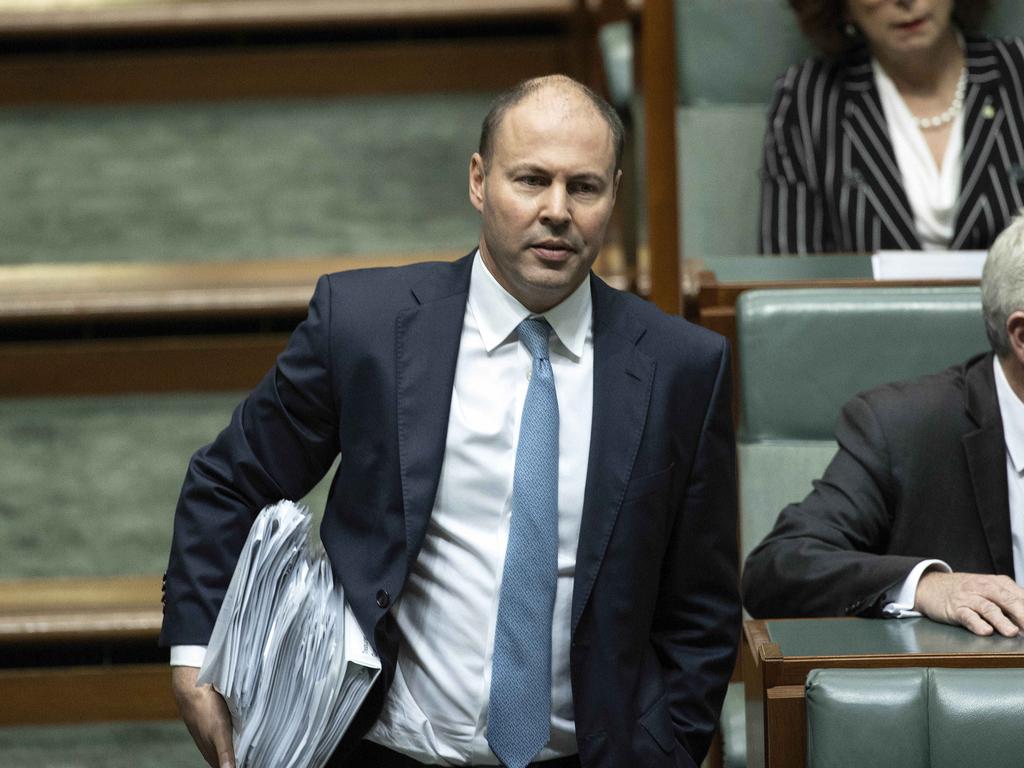 Treasurer Josh Frydenberg will hand down the federal budget on Tuesday. Picture: NCA NewsWire/Gary Ramage