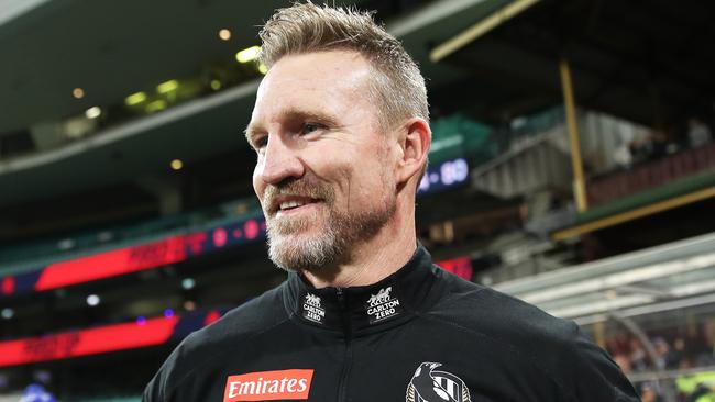 Nathan Buckley says he carved out his footy career through ‘hard work'. Picture: Getty Images