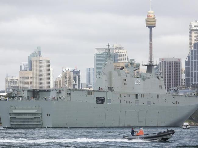 Green energy: Royal Australian Navy will convert its vessels so they can run on biofuel.