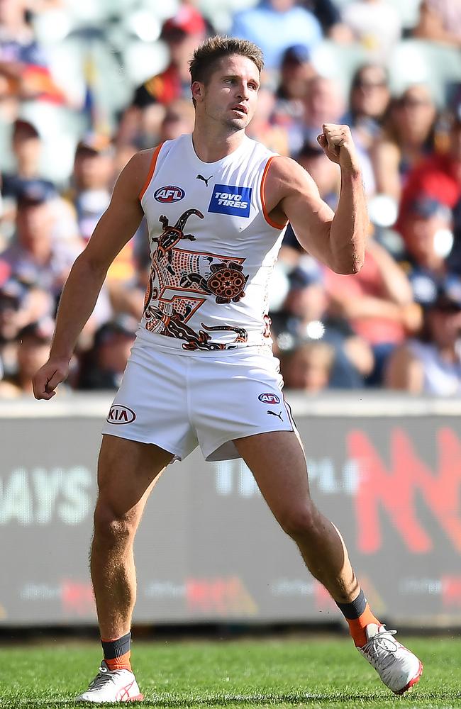 Jesse Hogan has rediscovered his form at the Giants. Picture: Getty Images