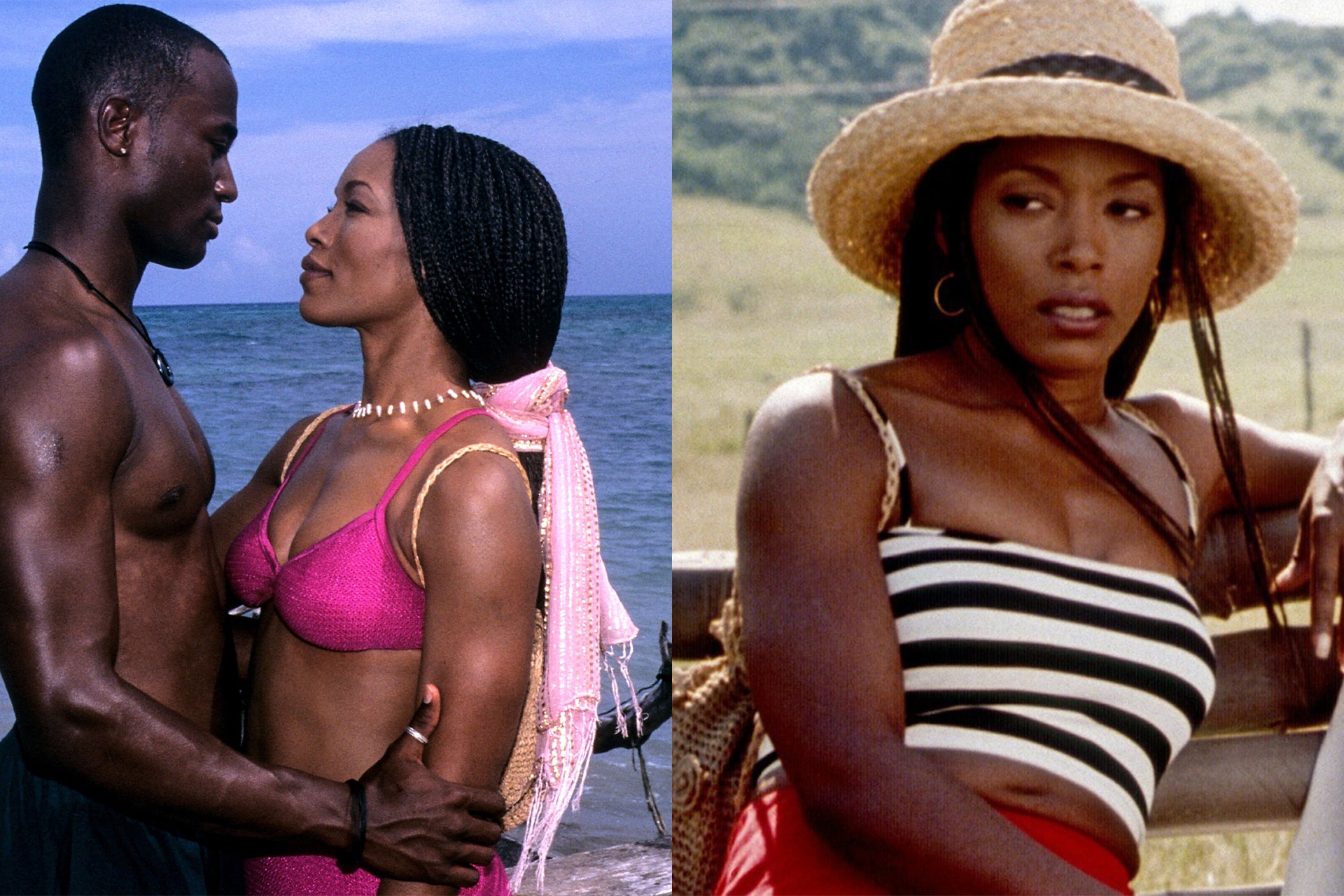 <p><em>Image credits: 20th Century Studios</em></p><h3><em>How Stella Got Her Groove Back&nbsp;</em>(1998)</h3><p>For the ultimate tropical holiday rom-com core, Angela Bassett as Stella in&nbsp;<em>How Stella Got Her Groove Back&nbsp;</em>has no competition. Following high-powered, successful stockbroker and single mum Stella as she takes a vacation in sunny Jamaica and, inevitably, falls in love, we never fail to be completely taken with her beachside wardrobe. No end of stylish bikinis and one pieces, pink hair scarves, woven tote bags and plenty of crochet moments, Stella gets her groove back in unequivocally cool fashion.&nbsp;</p>