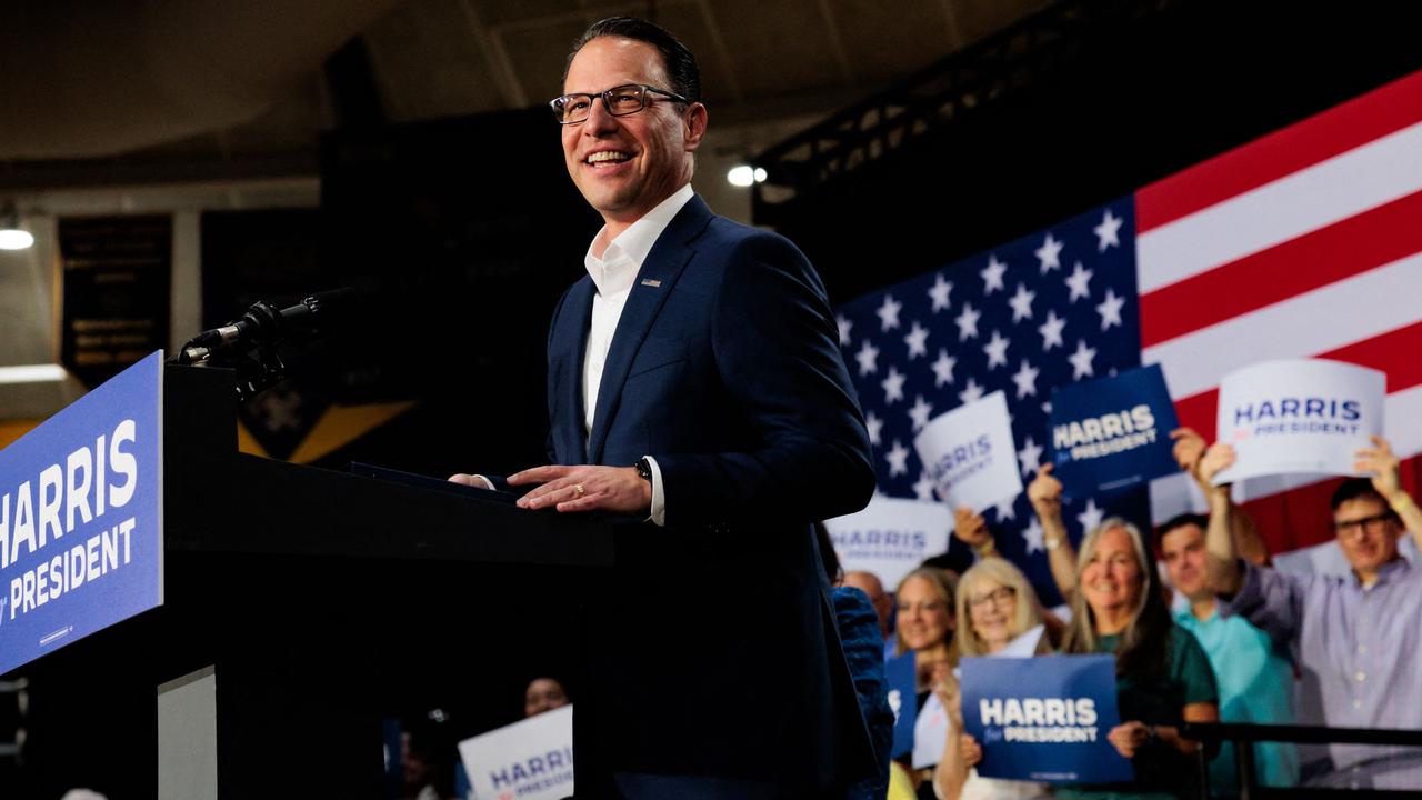 A tweet appeared to name Pennsylvania Governor Josh Shapiro. Picture: Hannah Beier/Getty/AFP