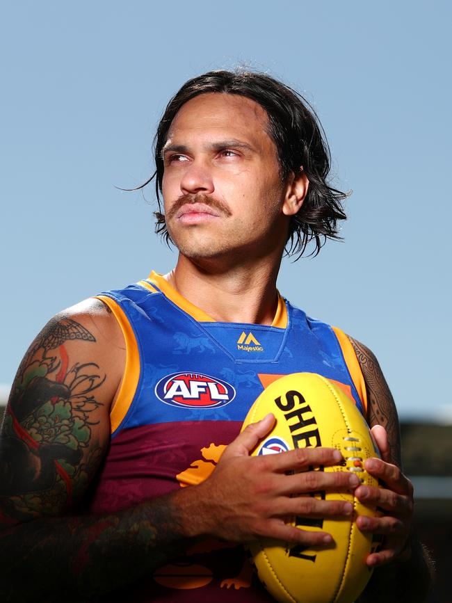 Allen Christensen and Brisbane Lions are ready to face his former teammates. Picture: Chris Hyde/Getty Images.